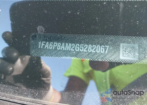 2016 Ford Mustang V6 из США, поврежденный, VIN 1FA6P8AM2G5282067